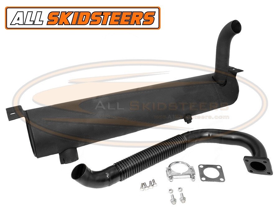 Muffler & Exhaust Pipe Kit Compatible With Bobcat 751 753 763 773 S150 S175 S185