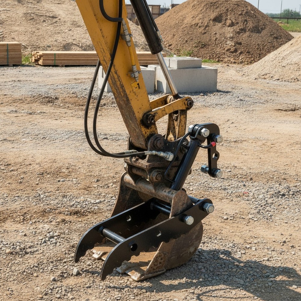 Versatile Mini Excavator Hydraulic Thumb with L-Bracket for Enhanced Performance