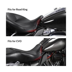 XMT-MOTO Hammock Rider Passenger Seat Fit for Harley Touring and Tri Glide mo…
