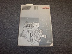 KHD Deutz BFM1012 Industrial Engine Workshop Shop Service Repair Manual Book