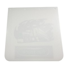 2PCS 24″x24″ White Heavy Duty Polymer Mud Flaps Semi Truck 1/8″ Thick