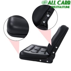Forklift Universial Fold Down Seat New Adjustable Angle Back And Slide