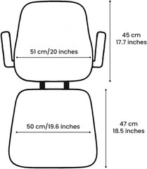Universal Fit Tractor & Forklift Seat Cover – Comfortable Quilted Leather Design