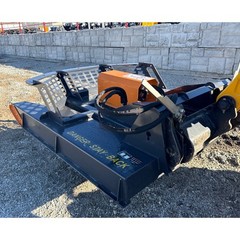 Landhonor Skid Steer Brush Cutter 66” New Hydraulic Mower Brush Hog Attachment