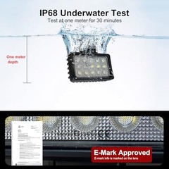 150W LED Offroad Tractor Lights 12000LM 12V/24V [2 Pack]