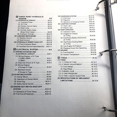 Kubota L2250 L2550 L2850 Tractor Service Repair Manual Shop Book In Hard Binder