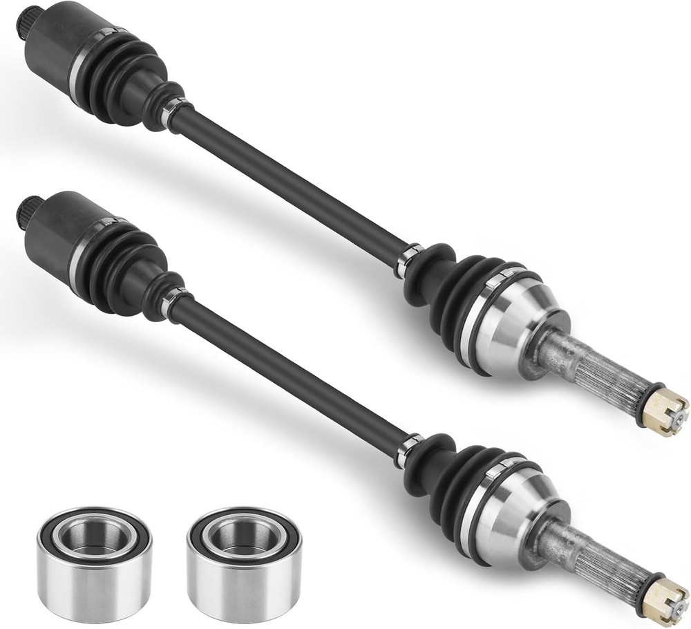 Rear Left Right CV Axle Drive Shaft & Bearings for Polaris Ranger 800 Crew 20…