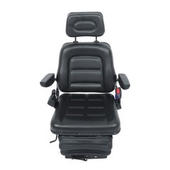 Forklift Tractor Seat Suspension Adjustable Backrest Armrest Safety Belt