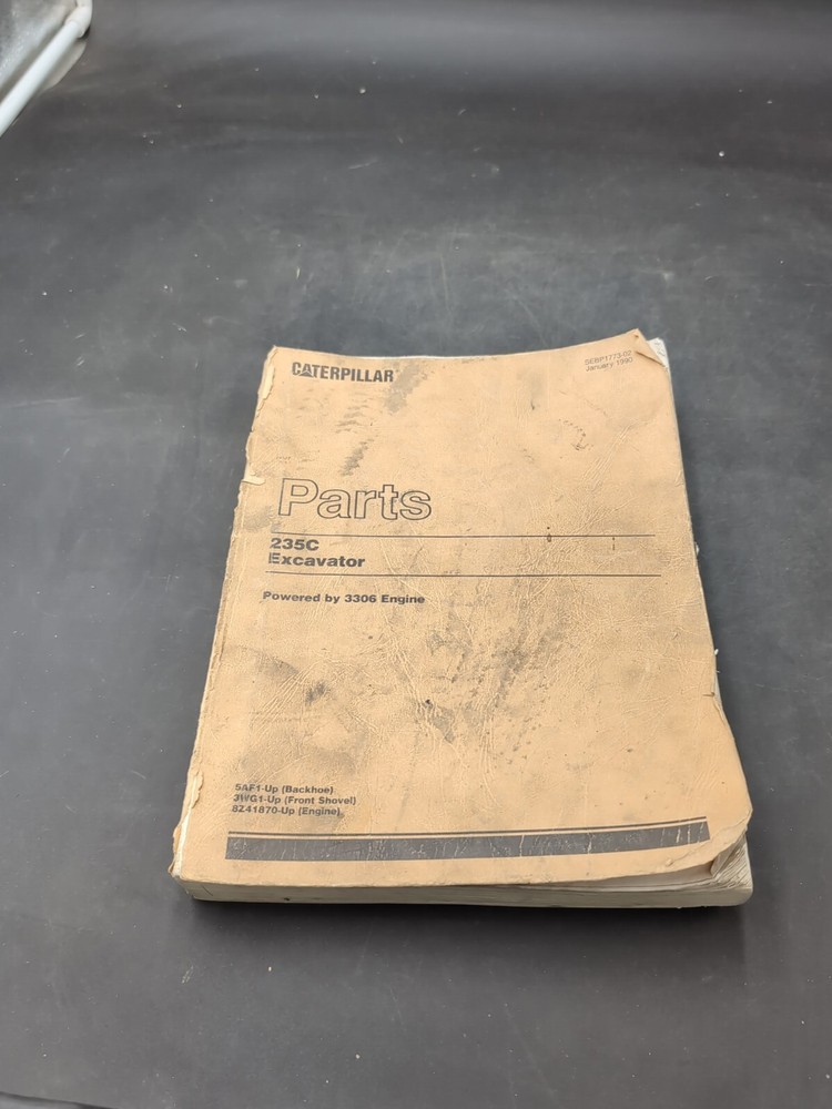 CAT Caterpillar 235C PARTS MANUAL BOOK CATALOG EXCAVATOR GUIDE LIST 5AF 3WG-UP