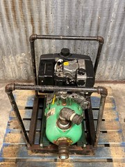 Kohler KD420-1001A 9.8 Diesel Engine w/ 1″ Keyed Shaft, Recoil Start, 2″ Trash P