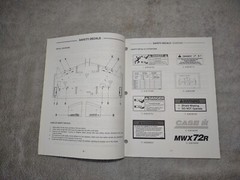 Case IH MWX 72″ Mid-Mount Rear Discharge Direct Drive Mower Operators Manual.