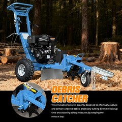 420CC 15HP Stump Grinder Electric Start Tow Bar 9 Teeth Tree Remover FREE SHIP