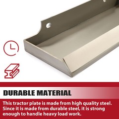 1/4″ Thick Steel Quick Tach Mount Plate Mini Skid Steer Loader Toro Dingo