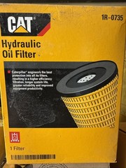 NEW IN BOX GENUINE CATERPILLAR HYDRAULIC OIL FILTER CAT PART # 1R-0735