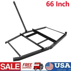 Driveway Drag 66″ Width Tow Behind Drag Harrow Steel Gravel Grader ATV UTV