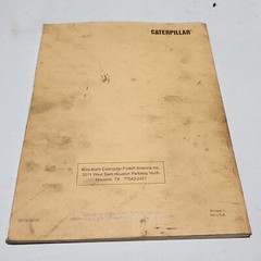 Caterpillar Forklift 4G63 4G64 Gas Engine Parts Manual