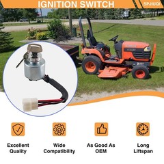 K2134-62100 Ignition Switch for Kubota Tractor G1700 G1800 G1900 G2000 TG1860G