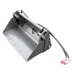 HUAYEE NEW 4-in-1 Multi-Purpose Bucket for Mini Skid Steer Loader Attachments
