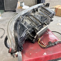 Peterbilt 389 LED Projector Headlight Assembly-Black (LEFT Side)