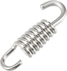 Universal 43mm 1.69″ Stainless Steel Exhaust Pipe Spring Hook for Motorcycles, 2