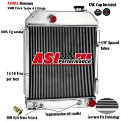 4 Row 70mm Tractor Radiator for Ford New Holland 5110 6410 6810 7810 81874687