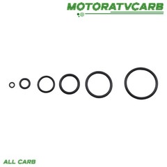 ALL-CARB 1086Pcs 32Size SAE O Ring Assortment Kit with 4 Pick & Hook, ID:1/8”-2”