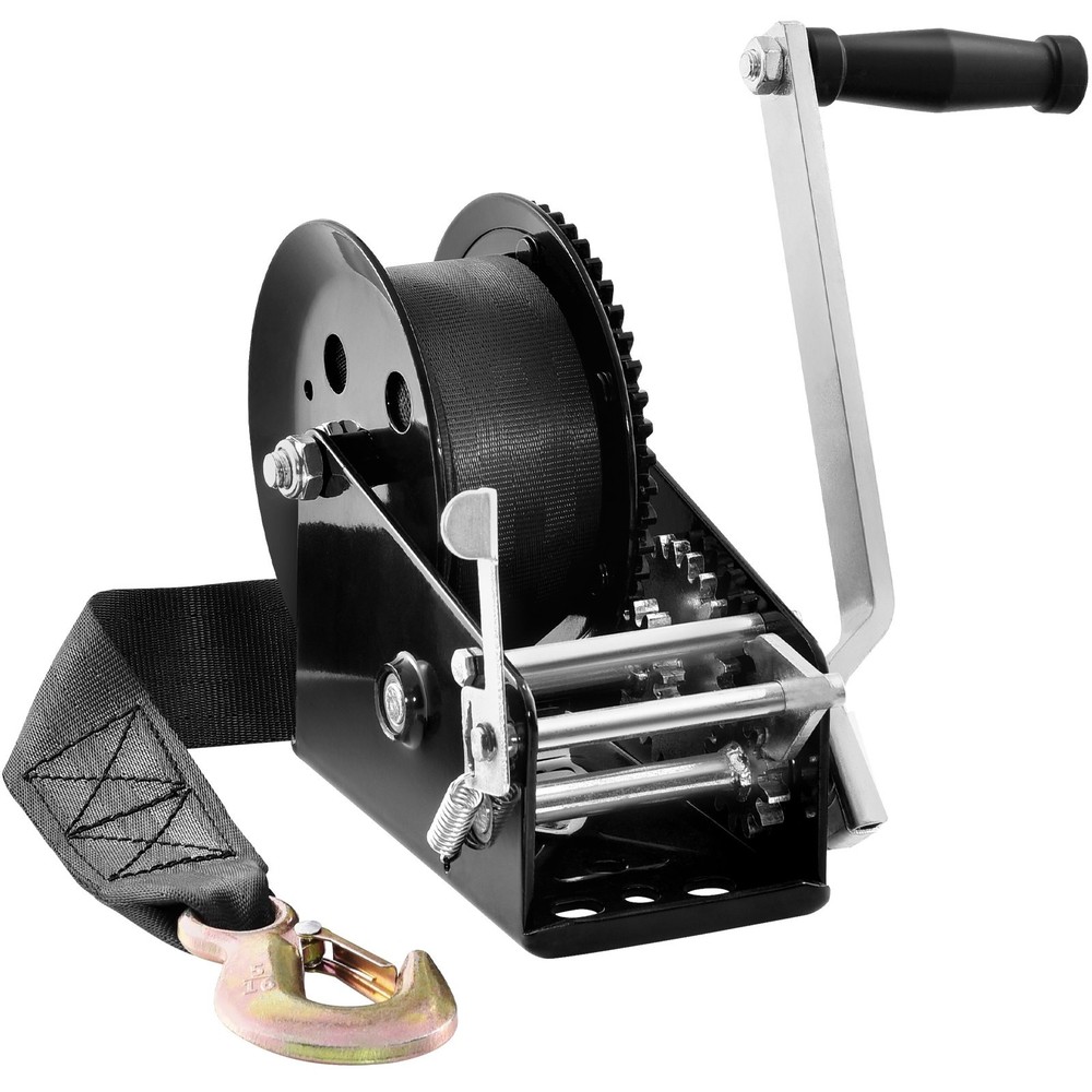 Hand Winch, 3500 lbs Pulling Capacity, Boat Trailer Winch Heavy Duty Rope Crank