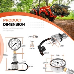 Pressure Boost Kit for Kubota B Series BX 1880, 23S, 2380 & 2680 TLB Tractors