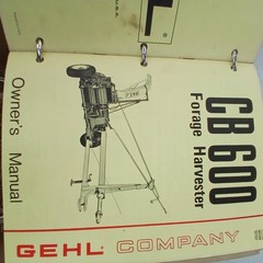 GEHL AGRICULTURE SERVICE OWNERS MANUAL BINDER OF Over 30 MIXED MANUALS