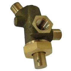 3 WAY FUEL VALVE A B D H AR G BRASS John Deere ALL FUEL JD 660