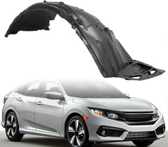Front Fender Liner Inner Panel for 2016-2019 Honda Civic Replacement Right Side