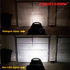 LED Headlight bulbs For Deere X730 X734 X738 X739 X750 X754 X758 AM118013 JD