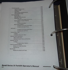 BENDI IV SERIES B25-4 B30-4 B35-4 B40-4 B45-4 FORKLIFT SERVICE REPAIR MANUAL
