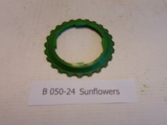 Lustran USED Sunflower Plates and Filler Rings