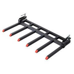 Uimoso Clamp on Debris Pallet Forks to 60″ Bucket 4560 lbs Capacity Heavy Duty