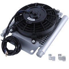 AGT Radiator Plus Hydraulic Oil Cooler Fan H12/QH12 Mini Excavator Attachment