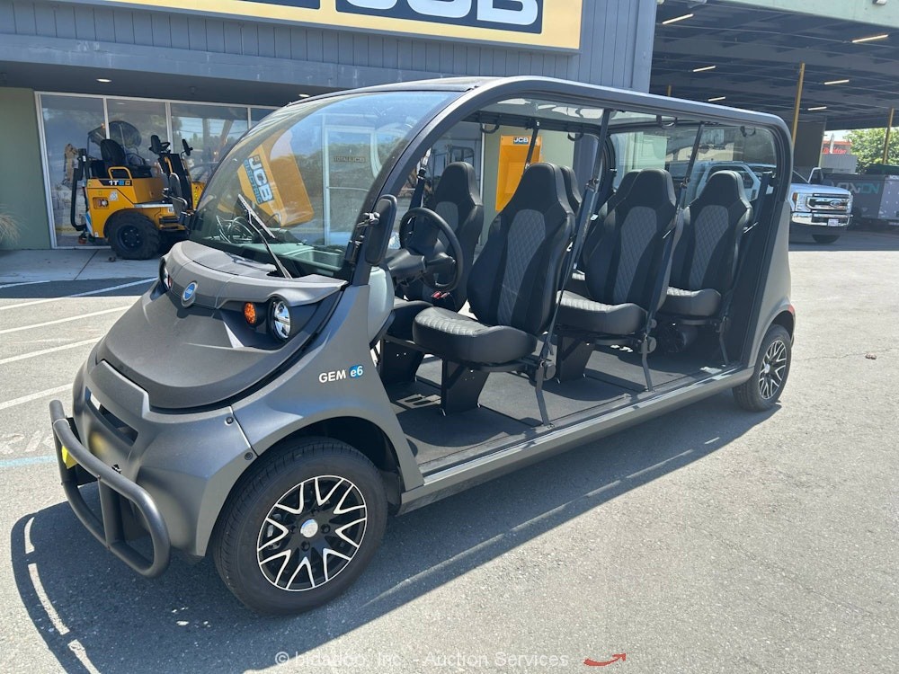GEM E6 Electric 6 Passenger Shuttle Cart LSV Battery Charger Automobile bidadoo