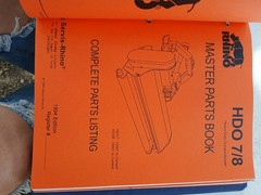 Rhino Parts Catalog Operator Manuals Binder GR60, GR72, GR84, SR166, RC12, E-60