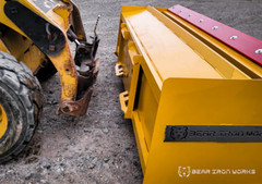 72″ Skid Steer Snow Pusher Attachment by Bear Iron Works USA Made American Iron