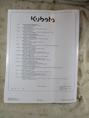 Kubota Z724 Z726 English Spanish Operators Manual K3851-71251
