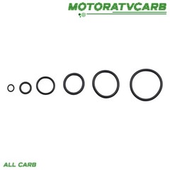 ALL-CARB 1086Pcs 32Size SAE O Ring Assortment Kit with 4 Pick & Hook, ID:1/8”-2”