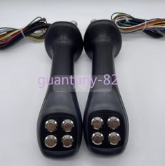 Excavator modified 4 button wood grabbing electronic control joystick handle*
