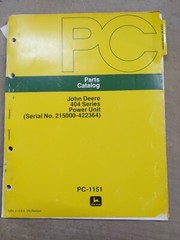 John Deere 404 Series Power Unit Parts Catalog, PC-1151