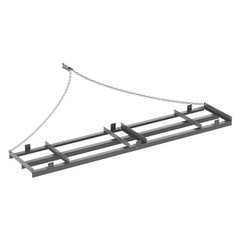 Heavy Duty Drag Harrow Driveway Grader 4FT/6FT/8FT with 6FT Chain Link