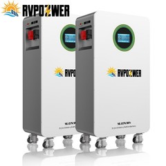 32.15kWh 2Pack 48V 314Ah LiFePO4 Battery Vertical Standing for Home Solar Backup