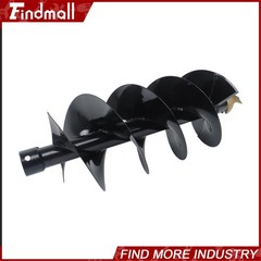 Findmall Auger Post Hole Drill Bit Attachment 300mm Diameter For Mini Excavator