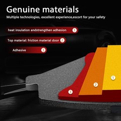 Ceramic Brake Pads Front Rear Honda Civic 2015 Hardware Kit