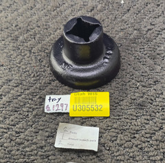 (QTY 2) Heavy-Duty Black Disc Harrow Half Spacer Spools 1-3/4″ Bore x 4″ OD