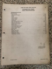 JI CASE PARTS MANUAL CATALOG FOR CASE 1070 AGRIKING 8675001 TRACTORS