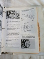 Satoh S-630 Tractor Shop Service Repair Manual Agricultural Machine Binder